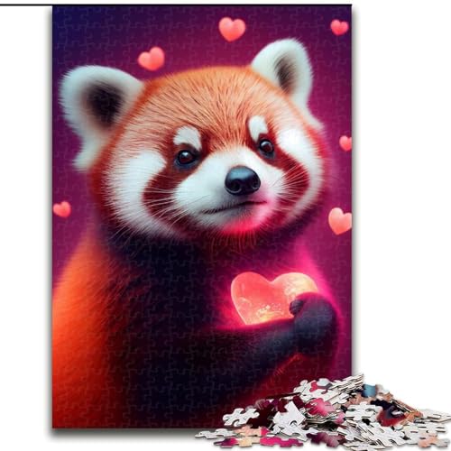 1000-teiliges Puzzle-Geschenk Happy Red Panda, unmögliches Puzzle für Erwachsene, Größe 50x75cm, anspruchsvolles Denkspiel – entspannendes Spielzeug für Teenager 1000-teiliges Puzzle-Geschenk Happy Red Panda, unmögliches Puzzle für Erwachsene, Größe 50x75cm, anspruchsvolles Denkspiel – entspannendes Spielzeug für Teenager von LYXIANY