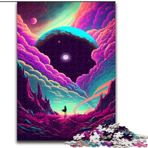 1000-teiliges Puzzle Imagination Universe Dream, 1000-teiliges Puzzle für Erwachsene, für Teenager, Familien-Lernspiele, Heimdekoration, Geschenk, Größe 50x75cm von LYXIANY