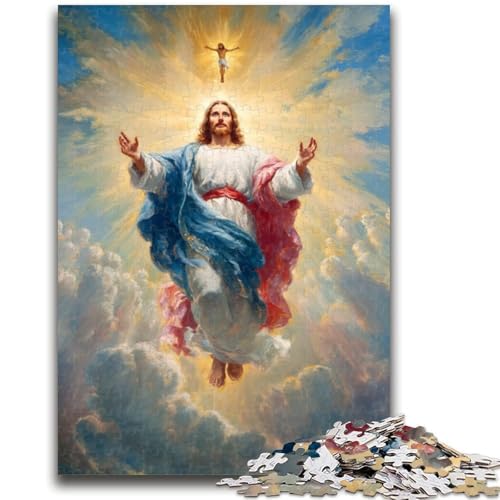 1000-teiliges Puzzle Jesus hilft dem Gehirn, süchtig machendes Spielzeug zu trainieren, um Geduld zu fördern, geeignet für Paare, 50x75cm von LYXIANY