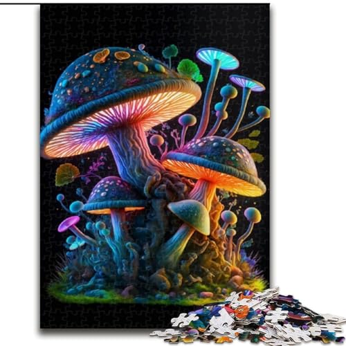 1000-teiliges Puzzle Kosmischer Pilz, 1000-teiliges Puzzle für Erwachsene, für Teenager, Familien-Lernspiele, Heimdekoration, Geschenk, Größe 50x75cm von LYXIANY