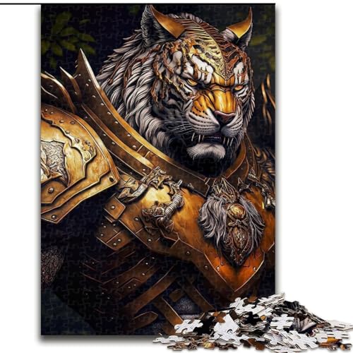 1000-teiliges Puzzle Mechanischer Tiger, 1000-teiliges Puzzle für Erwachsene, für Teenager, Familien-Lernspiele, Heimdekoration, Geschenk, Größe 50x75cm von LYXIANY