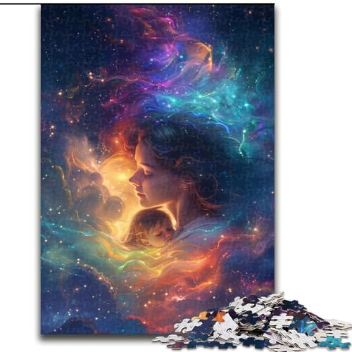 1000-teiliges Puzzle Regenbogenuniversum, Holzpuzzle für Erwachsene, Größe 50x75cm, zur Heimdekoration, ideales Weihnachts- und Neujahrsgeschenk für Teenager 1000-teiliges Puzzle Regenbogenuniversum, Holzpuzzle für Erwachsene, Größe 50x75cm, zur Heimdekoration, ideales Weihnachts- und Neujahrsgeschenk für Teenager von LYXIANY