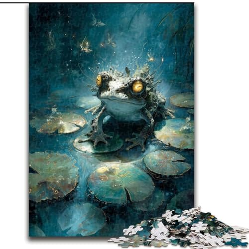 1000-teiliges Puzzle Teichfrosch aus Holz Geburtstage, Weihnachten, Halloween, Thanksgiving, Ostern Größe 50x75cm 1000-teiliges Puzzle Teichfrosch aus Holz Geburtstage, Weihnachten, Halloween, Thanksgiving, Ostern Größe 50x75cm von LYXIANY