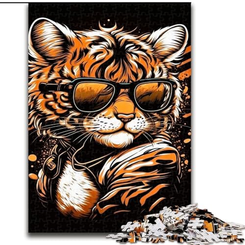 1000-teiliges Puzzle Tigerjunges für Erwachsene, pädagogisches Denkspiel, künstlerische Heim- und Bürodekoration, ab 14 Jahren, Größe 38x26cm 1000-teiliges Puzzle Tigerjunges für Erwachsene, pädagogisches Denkspiel, künstlerische Heim- und Bürodekoration, ab 14 Jahren, Größe 38x26cm von LYXIANY