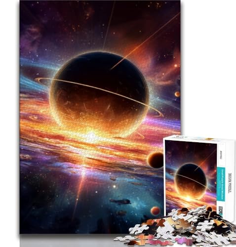 1000-teiliges Puzzle Universe Galaxy für Erwachsene und Jugendliche, Denkspiel, Wanddekoration, einzigartige Geburtstags (38x26cm) von LYXIANY