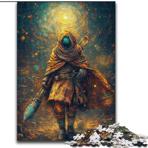 1000-teiliges Puzzle für Erwachsene, Anime-Krieger, geeignet für Personen ab 14 Jahren, Lernspiele, Wichtelgeschenke (Größe 26x38cm) von LYXIANY