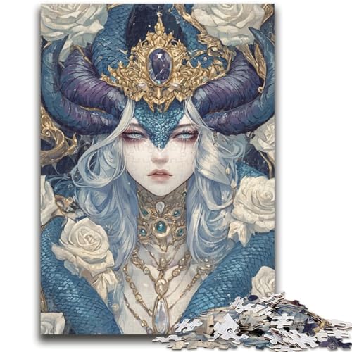 1000-teiliges Puzzle für Erwachsene, Anime-Schlangenmädchen, Lernspielzeug, einzigartige Heimdekoration und Geschenke für Kinder ab 14 Jahren, 50x75cm von LYXIANY
