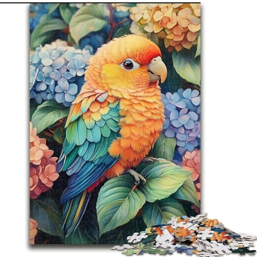 1000-teiliges Puzzle für Erwachsene, Baby-Papagei-Puzzle aus Holz, Stressabbau für Teenager, Cooles einzigartiges Geschenk für die Familie, Größe 50x75cm von LYXIANY