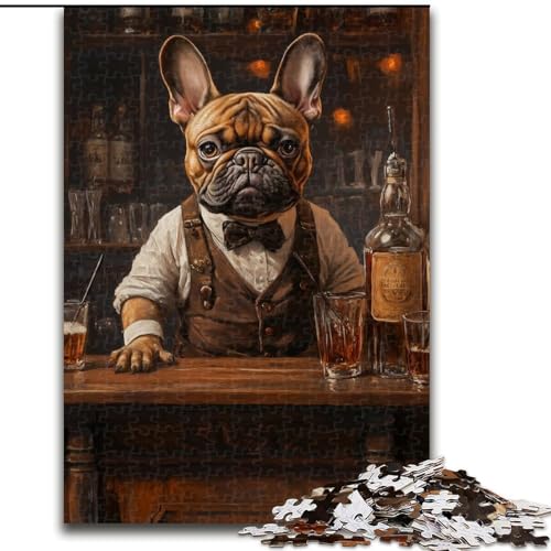 1000-teiliges Puzzle für Erwachsene, Bar Bulldog, aus Holz, ideales Weihnachts- oder Geburtstagsgeschenk, Partyspiel, Spielzeug, Größe 50x75cm 1000-teiliges Puzzle für Erwachsene, Bar Bulldog, aus Holz, ideales Weihnachts- oder Geburtstagsgeschenk, Partyspiel, Spielzeug, Größe 50x75cm von LYXIANY