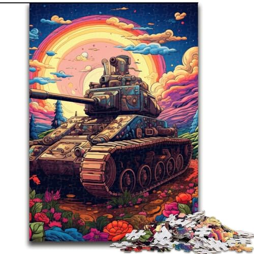 1000-teiliges Puzzle für Erwachsene, Blumentank, Karton-Puzzle, interaktives Familienspiel, Familienaktivitätsspiel, 26x38cm 1000-teiliges Puzzle für Erwachsene, Blumentank, Karton-Puzzle, interaktives Familienspiel, Familienaktivitätsspiel, 26x38cm von LYXIANY