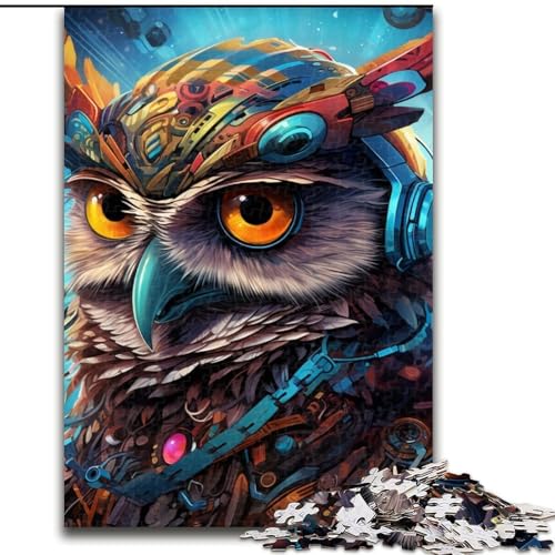 1000-teiliges Puzzle für Erwachsene, Bunte Kunst-Eule, 1000 Teile, Puzzle für Erwachsene, interaktives Familienspiel, Denksportaufgabe, Geschenk, Lernspielzeug, 50x75cm 1000-teiliges Puzzle für Erwachsene, Bunte Kunst-Eule, 1000 Teile, Puzzle für Erwachsene, interaktives Familienspiel, Denksportaufgabe, Geschenk, Lernspielzeug, 50x75cm von LYXIANY
