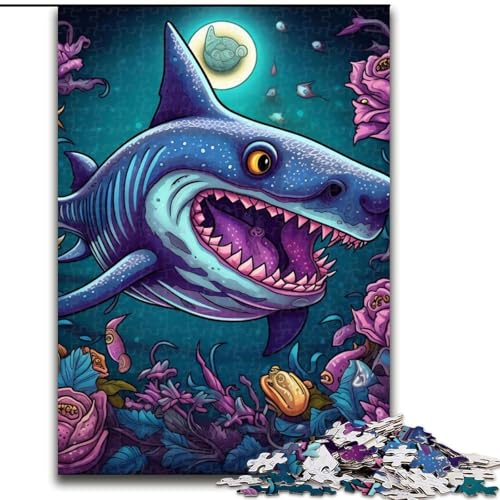 1000-teiliges Puzzle für Erwachsene, Deep Monster-Kartonpuzzle, perfekt für Familienspaß, Partyspiele, Geburtstagspartygeschenke, Größe 38x26cm von LYXIANY
