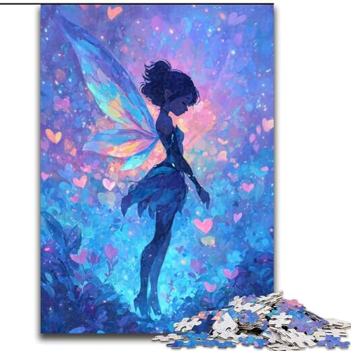1000-teiliges Puzzle für Erwachsene, Elfenmädchen-Denkspiel, Lernspiel für Geburtstag, Weihnachten, für 14-Jährige, 26x38cm von LYXIANY