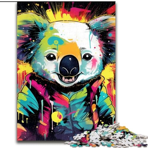 1000-teiliges Puzzle für Erwachsene, Erdmännchen-Graffiti-Malerei, Holzpuzzle, interaktives Familienspiel, Familienaktivitätsspiel, 50x75cm 1000-teiliges Puzzle für Erwachsene, Erdmännchen-Graffiti-Malerei, Holzpuzzle, interaktives Familienspiel, Familienaktivitätsspiel, 50x75cm von LYXIANY