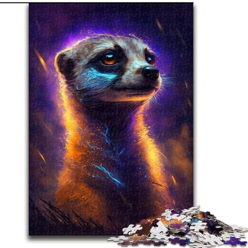 1000-teiliges Puzzle für Erwachsene, Erdmännchen-Holzpuzzle, perfekt für Halloween, Weihnachten, Geburtstagsgeschenk, Größe 50x75cm 1000-teiliges Puzzle für Erwachsene, Erdmännchen-Holzpuzzle, perfekt für Halloween, Weihnachten, Geburtstagsgeschenk, Größe 50x75cm von LYXIANY