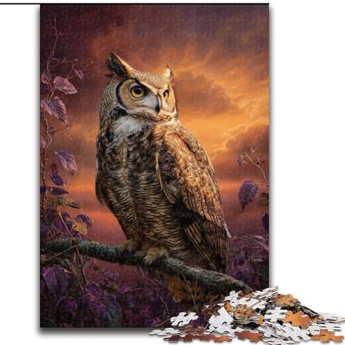 1000-teiliges Puzzle für Erwachsene, Eule auf dem Baum, Puzzle aus Holz, ideales Weihnachts- oder Geburtstagsgeschenk, Partyspiel, Spielzeug, Größe 50x75cm 1000-teiliges Puzzle für Erwachsene, Eule auf dem Baum, Puzzle aus Holz, ideales Weihnachts- oder Geburtstagsgeschenk, Partyspiel, Spielzeug, Größe 50x75cm von LYXIANY