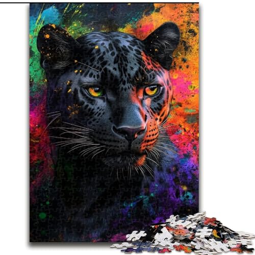 1000-teiliges Puzzle für Erwachsene, Fantasie-Leoparden-Holzpuzzle, 50x75cm, Familie und Freunde, geeignet für Kinder ab 14 Jahren 1000-teiliges Puzzle für Erwachsene, Fantasie-Leoparden-Holzpuzzle, 50x75cm, Familie und Freunde, geeignet für Kinder ab 14 Jahren von LYXIANY