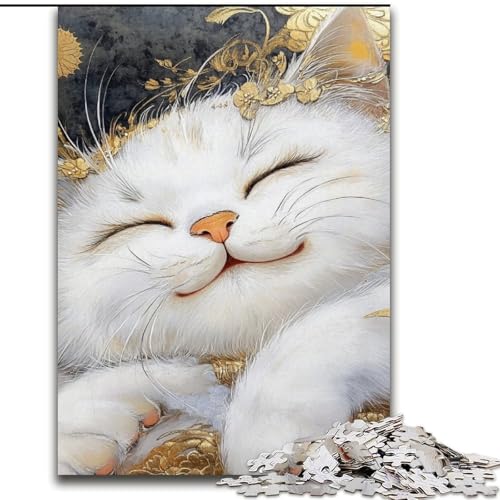 1000-teiliges Puzzle für Erwachsene, Fantasy-Katzen-Denkspiel, Lernspiel für Geburtstag, Weihnachten, für ab 14 Jahren, 50x75cm 1000-teiliges Puzzle für Erwachsene, Fantasy-Katzen-Denkspiel, Lernspiel für Geburtstag, Weihnachten, für ab 14 Jahren, 50x75cm von LYXIANY