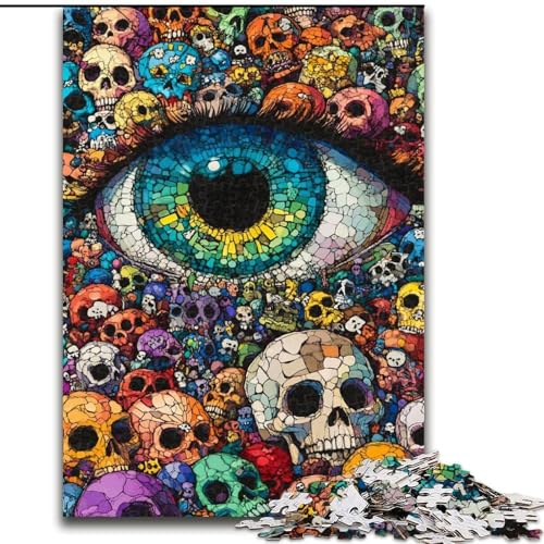 1000-teiliges Puzzle für Erwachsene, Farbaugen-Denkspiel, Lernspiel für Geburtstag, Weihnachten, für 14-Jährige, 50x75cm 1000-teiliges Puzzle für Erwachsene, Farbaugen-Denkspiel, Lernspiel für Geburtstag, Weihnachten, für 14-Jährige, 50x75cm von LYXIANY