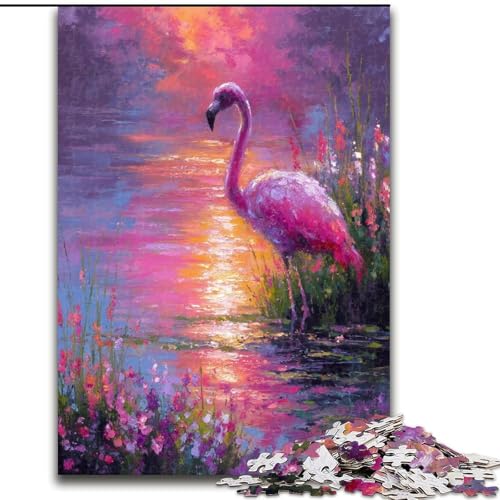 1000-teiliges Puzzle für Erwachsene, Flamingo-Denkspiel, Lernspiel zum Geburtstag, Weihnachten, für 14-Jährige, 50x75cm 1000-teiliges Puzzle für Erwachsene, Flamingo-Denkspiel, Lernspiel zum Geburtstag, Weihnachten, für 14-Jährige, 50x75cm von LYXIANY
