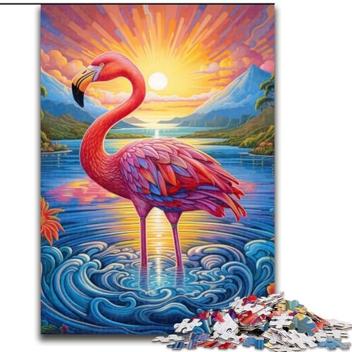 1000-teiliges Puzzle für Erwachsene, Flamingo-Puzzles für Erwachsene, perfekt für Halloween, Weihnachten, Geburtstagsgeschenk, 50x75cm 1000-teiliges Puzzle für Erwachsene, Flamingo-Puzzles für Erwachsene, perfekt für Halloween, Weihnachten, Geburtstagsgeschenk, 50x75cm von LYXIANY