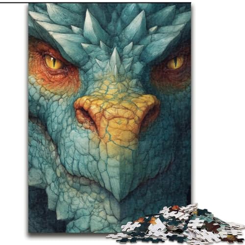 1000-teiliges Puzzle für Erwachsene, Fliegender Drache, Denkspiel, Lernspiel für Geburtstag, Weihnachten, für 14-Jährige, 26x38cm von LYXIANY