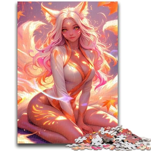 1000-teiliges Puzzle für Erwachsene, Geschenke, Anime-Elf-Mädchen, Familienunterhaltungsspielzeug, Lernspiel zum Geburtstag, Weihnachten, für Kinder ab 14 Jahren, 50x75cm von LYXIANY
