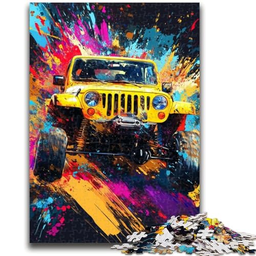 1000-teiliges Puzzle für Erwachsene, Geschenke, Geländefahrzeuge, Spielzeug, Lernspiele, Stressabbau, tolle Geschenke und Spielzeuge, 26x38cm von LYXIANY
