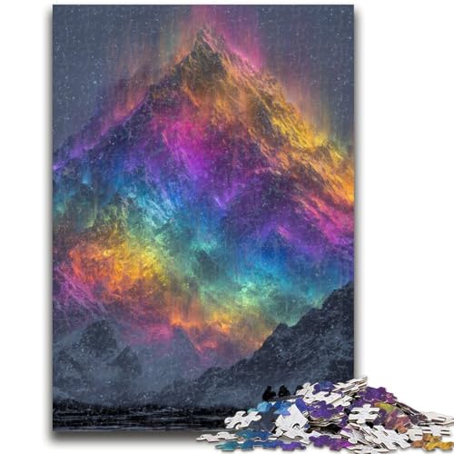 1000-teiliges Puzzle für Erwachsene, Geschenke, Regenbogenberge, Spielzeug, Lernspiele, Stressabbau, tolle Geschenke und Spielzeuge, 50x75cm von LYXIANY