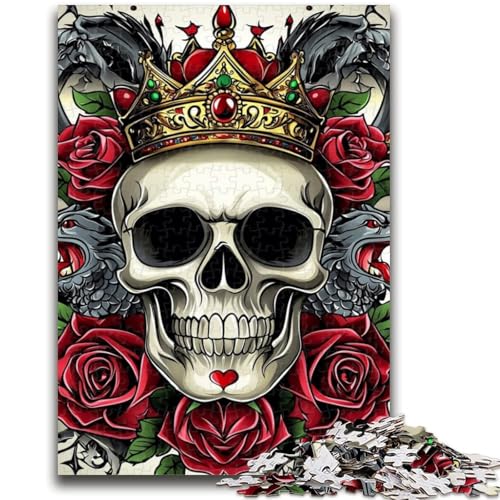 1000-teiliges Puzzle für Erwachsene, Geschenke, Skelettkönig, Spielzeug, Lernspiele, Stressabbau, tolle Geschenke und Spielzeuge, 26x38cm von LYXIANY