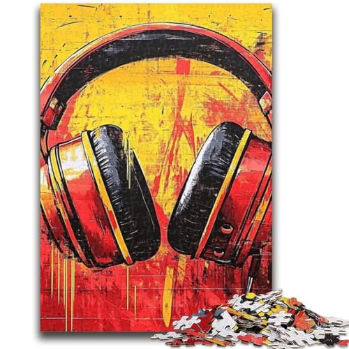 1000-teiliges Puzzle für Erwachsene, Geschenke, künstlerische Kopfhörer, Spielzeug, Lernspiele, Stressabbau, tolle Geschenke und Spielzeuge, 26x38cm 1000-teiliges Puzzle für Erwachsene, Geschenke, künstlerische Kopfhörer, Spielzeug, Lernspiele, Stressabbau, tolle Geschenke und Spielzeuge, 26x38cm von LYXIANY
