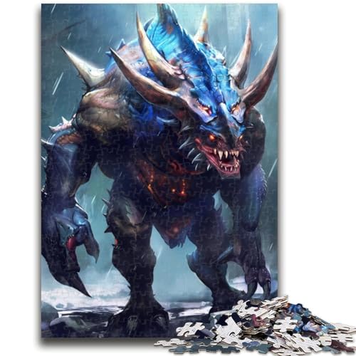 1000-teiliges Puzzle für Erwachsene, Geschenke, stacheliges Monster, Lernspielzeug, ganze Familie, 26x38cm von LYXIANY