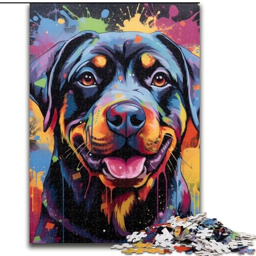 1000-teiliges Puzzle für Erwachsene, Graffiti-Malerei, Hai-Puzzle aus Pappe, 26x38cm, Familie und Freunde, geeignet für Kinder ab 14 Jahren 1000-teiliges Puzzle für Erwachsene, Graffiti-Malerei, Hai-Puzzle aus Pappe, 26x38cm, Familie und Freunde, geeignet für Kinder ab 14 Jahren von LYXIANY