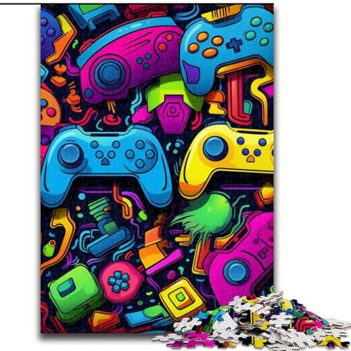 1000-teiliges Puzzle für Erwachsene, Kunstspiele, Puzzles für Erwachsene, perfekt für Halloween, Weihnachten, Geburtstagsgeschenk, 26x38cm 1000-teiliges Puzzle für Erwachsene, Kunstspiele, Puzzles für Erwachsene, perfekt für Halloween, Weihnachten, Geburtstagsgeschenk, 26x38cm von LYXIANY