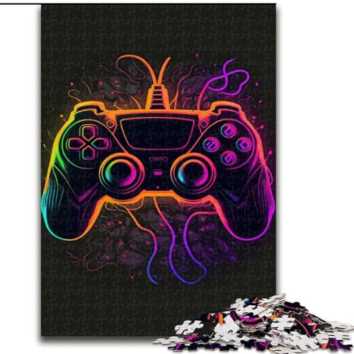 1000-teiliges Puzzle für Erwachsene, Neon-Spiel-Puzzles 1000 Teile für Erwachsene, anspruchsvolles DIY-Denkspiel für Teenager, Größe 38x26cm von LYXIANY