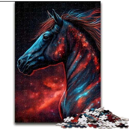 1000-teiliges Puzzle für Erwachsene, Pferd, Holzpuzzle, Größe 50x75cm, Lernspielzeug für Teenager, Dekoration für Zuhause und Büro 1000-teiliges Puzzle für Erwachsene, Pferd, Holzpuzzle, Größe 50x75cm, Lernspielzeug für Teenager, Dekoration für Zuhause und Büro von LYXIANY