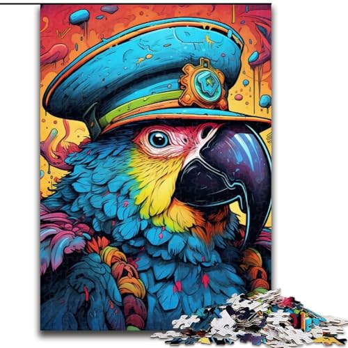 1000-teiliges Puzzle für Erwachsene, Piratenpapagei, Holzpuzzle, 50x75cm, Familie und Freunde, geeignet für Kinder ab 14 Jahren 1000-teiliges Puzzle für Erwachsene, Piratenpapagei, Holzpuzzle, 50x75cm, Familie und Freunde, geeignet für Kinder ab 14 Jahren von LYXIANY