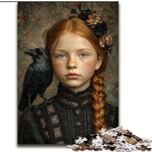 1000-teiliges Puzzle für Erwachsene, Puzzle für kleine Mädchen aus Karton, Denksportspiel, interaktives Familienspiel, geeignet für Kinder ab 14 Jahren, Größe 26X38cm von LYXIANY