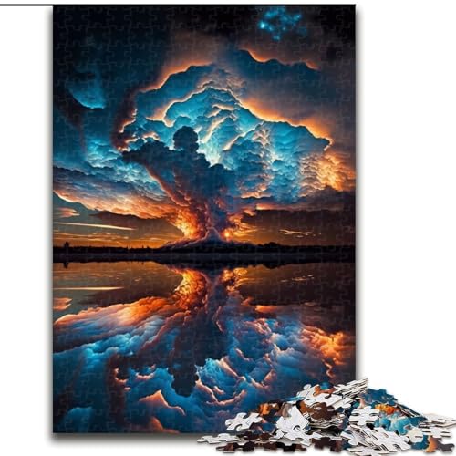 1000-teiliges Puzzle für Erwachsene, Sonnenuntergang, Strand, Sturm, Holzpuzzle, Größe 50x75cm, Lernspielzeug für Teenager, Dekoration für das Home Office 1000-teiliges Puzzle für Erwachsene, Sonnenuntergang, Strand, Sturm, Holzpuzzle, Größe 50x75cm, Lernspielzeug für Teenager, Dekoration für das Home Office von LYXIANY