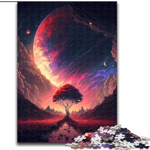 1000-teiliges Puzzle für Erwachsene, Sonnenuntergangs-Fantasie, Holzpuzzle, Größe 50x75cm, Lernspielzeug für Teenager, Heimbüro-Dekor 1000-teiliges Puzzle für Erwachsene, Sonnenuntergangs-Fantasie, Holzpuzzle, Größe 50x75cm, Lernspielzeug für Teenager, Heimbüro-Dekor von LYXIANY