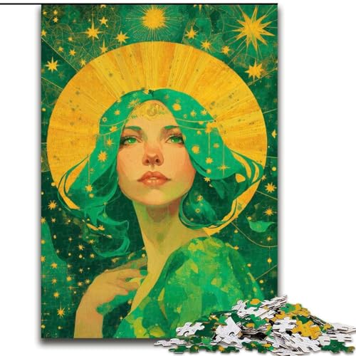 1000-teiliges Puzzle für Erwachsene, Teenager, Kunst, Frauen, Dekomprimieren, intellektuelles Lernspielzeug, Geburtstagsgeschenk, Geschenke, 38x26cm von LYXIANY