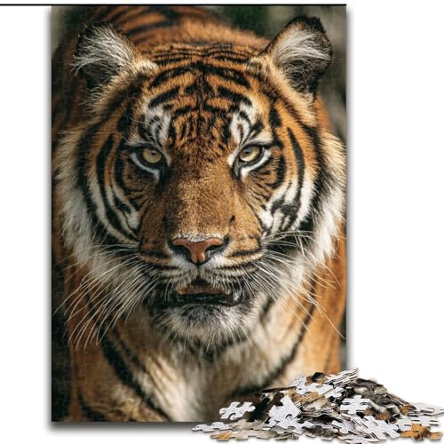 1000-teiliges Puzzle für Erwachsene, Tiger-Puzzle aus Holz, geeignet für Geburtstage, Halloween, Thanksgiving, Ostern, Größe 50x75cm 1000-teiliges Puzzle für Erwachsene, Tiger-Puzzle aus Holz, geeignet für Geburtstage, Halloween, Thanksgiving, Ostern, Größe 50x75cm von LYXIANY
