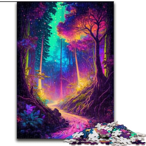 1000-teiliges Puzzle für Erwachsene, Wizzard Land, Holzpuzzle, Größe 50x75cm, Lernspielzeug für Teenager, Dekoration für Zuhause und Büro 1000-teiliges Puzzle für Erwachsene, Wizzard Land, Holzpuzzle, Größe 50x75cm, Lernspielzeug für Teenager, Dekoration für Zuhause und Büro von LYXIANY