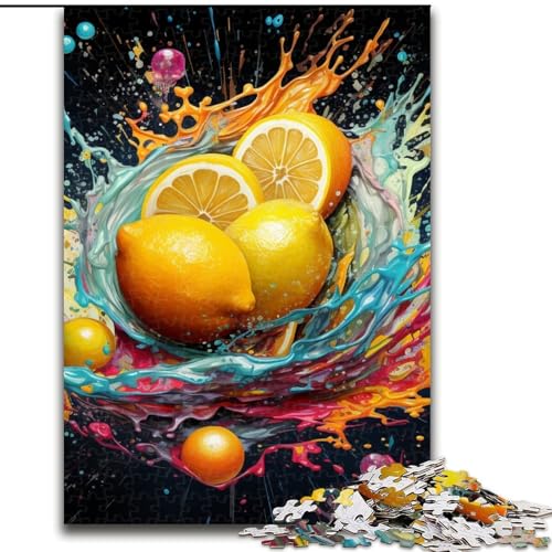 1000-teiliges Puzzle für Erwachsene, Zitrone, 1000 Teile, Puzzle für Erwachsene, interaktives Familienspiel, Denksportaufgabe, Geschenk, Lernspielzeug, 50x75cm 1000-teiliges Puzzle für Erwachsene, Zitrone, 1000 Teile, Puzzle für Erwachsene, interaktives Familienspiel, Denksportaufgabe, Geschenk, Lernspielzeug, 50x75cm von LYXIANY