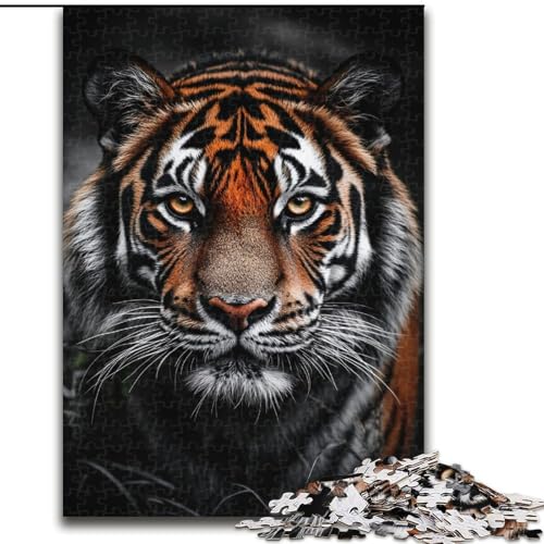 1000-teiliges Puzzle für Erwachsene, afrikanischer Tiger, aus Holz, ideales Weihnachts- oder Geburtstagsgeschenk, Partyspiel, Spielzeug, Größe 50x75cm 1000-teiliges Puzzle für Erwachsene, afrikanischer Tiger, aus Holz, ideales Weihnachts- oder Geburtstagsgeschenk, Partyspiel, Spielzeug, Größe 50x75cm von LYXIANY