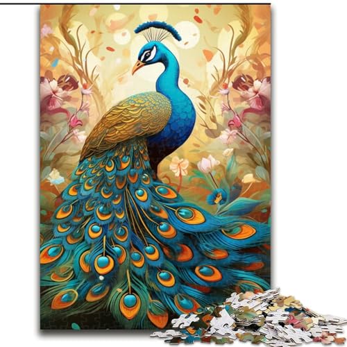 1000-teiliges Puzzle für Erwachsene, bunter Kunst-Pfau, 1000-teiliges Puzzle für Erwachsene, interaktives Familienspiel, Denksportaufgabe, Geschenk, Lernspielzeug, 26x38cm 1000-teiliges Puzzle für Erwachsene, bunter Kunst-Pfau, 1000-teiliges Puzzle für Erwachsene, interaktives Familienspiel, Denksportaufgabe, Geschenk, Lernspielzeug, 26x38cm von LYXIANY