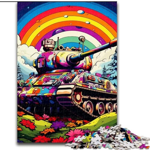 1000-teiliges Puzzle für Erwachsene, bunter Kunstpanzer, 1000 Teile, Puzzle für Erwachsene, interaktives Familienspiel, Denksportaufgabe, Geschenk, Lernspielzeug, 50x75cm 1000-teiliges Puzzle für Erwachsene, bunter Kunstpanzer, 1000 Teile, Puzzle für Erwachsene, interaktives Familienspiel, Denksportaufgabe, Geschenk, Lernspielzeug, 50x75cm von LYXIANY