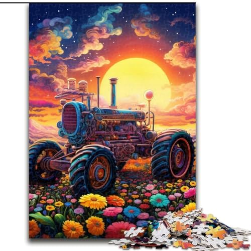 1000-teiliges Puzzle für Erwachsene, bunter Traktor, 1000 Teile, Puzzle für Erwachsene, interaktives Familienspiel, Denksportaufgabe, Geschenk, Lernspielzeug, 26x38cm 1000-teiliges Puzzle für Erwachsene, bunter Traktor, 1000 Teile, Puzzle für Erwachsene, interaktives Familienspiel, Denksportaufgabe, Geschenk, Lernspielzeug, 26x38cm von LYXIANY