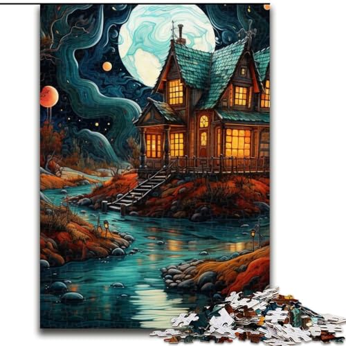 1000-teiliges Puzzle für Erwachsene, buntes Spiel, Papp-Puzzle, interaktives Familienspiel, Familienaktivitätsspiel, 26x38cm 1000-teiliges Puzzle für Erwachsene, buntes Spiel, Papp-Puzzle, interaktives Familienspiel, Familienaktivitätsspiel, 26x38cm von LYXIANY