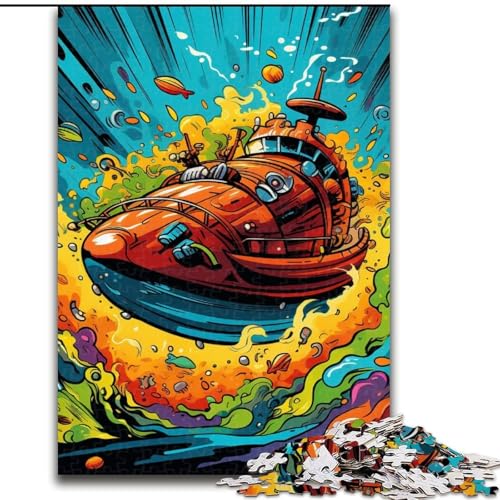 1000-teiliges Puzzle für Erwachsene, buntes U-Boot, 1000 Teile, Puzzle für Erwachsene, interaktives Familienspiel, Denksportaufgabe, Geschenk, Lernspielzeug, 50x75cm 1000-teiliges Puzzle für Erwachsene, buntes U-Boot, 1000 Teile, Puzzle für Erwachsene, interaktives Familienspiel, Denksportaufgabe, Geschenk, Lernspielzeug, 50x75cm von LYXIANY